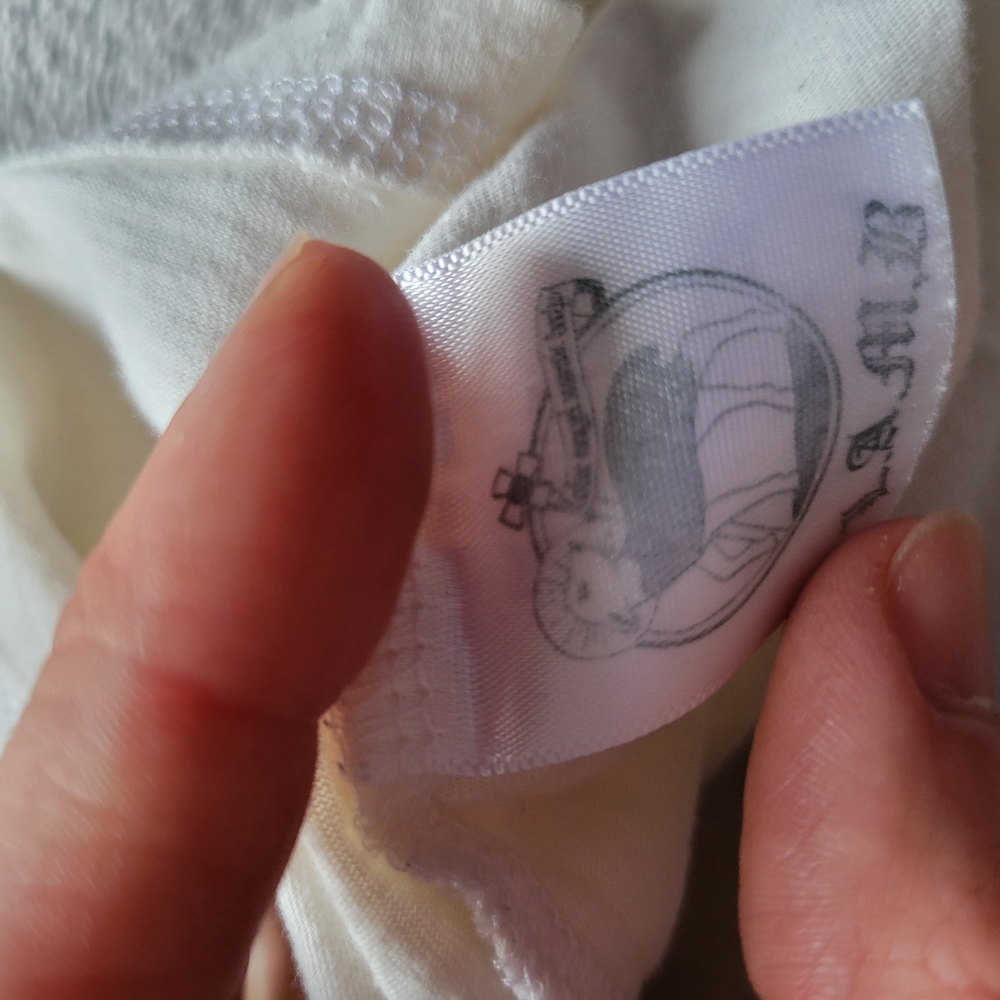 L.A.M.B. White Graphic 'Love Angel Music Baby' Short Sleeve Tee - Picture 3 of 5